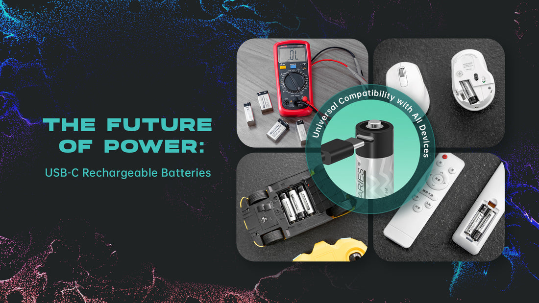USB-C Rechargeable Standard Size Batteries: The Future of Power for B2B Retailers