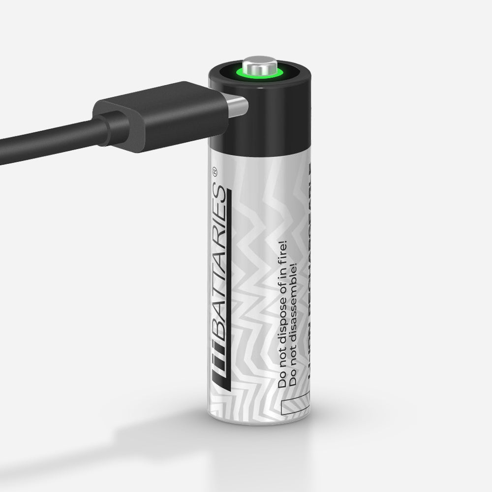 AA TYPE-C USB Rechargeable Lithium-ion Battery LiiBatteries AA TYPE-C USB Rechargeable Lithium-ion Battery LiiBatteries