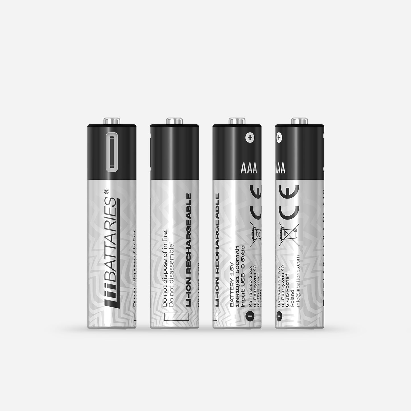 AAA TYPE-C USB Rechargeable Lithium-ion Battery
