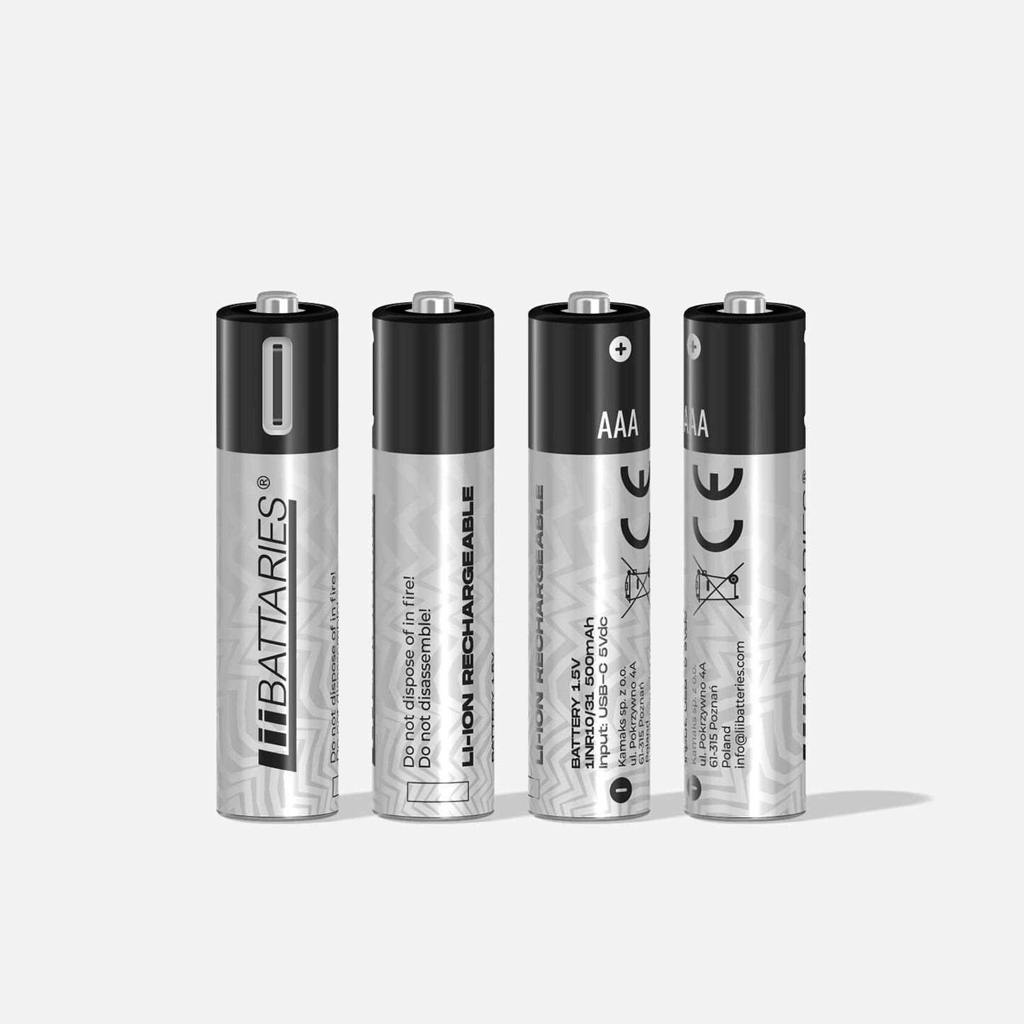 AAA TYPE-C USB Rechargeable Lithium-ion Battery
